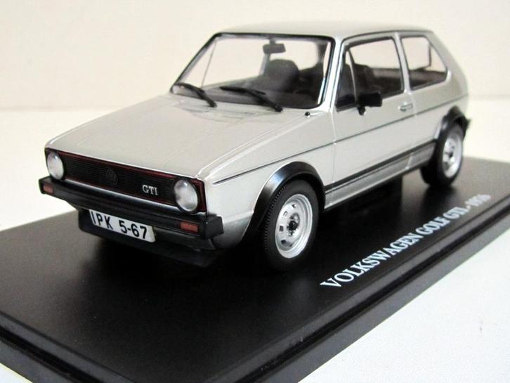 Volkswagen Golf GTI 1976, grijs (1:24), Hobby en Vrije tijd, Modelauto's | 1:24, Nieuw, Auto, Overige merken, Ophalen of Verzenden