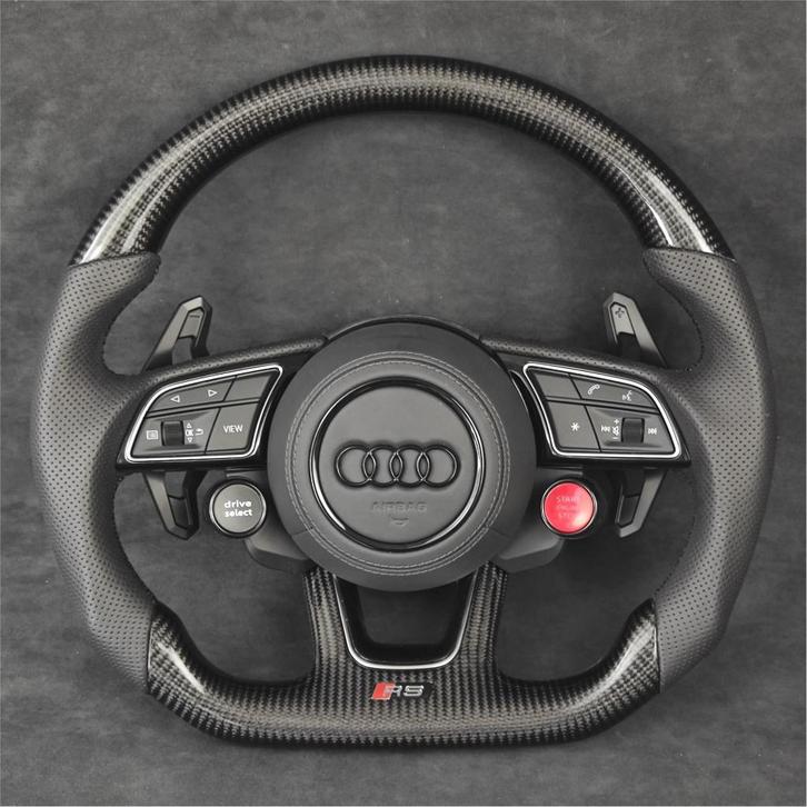 Audi stuur carbon leer compleet S RS, Auto-onderdelen, Besturing, Audi, Nieuw, Ophalen of Verzenden
