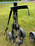 Golf trolley kar zwart Bagboy met 2 wielen, Ophalen, Zo goed als nieuw