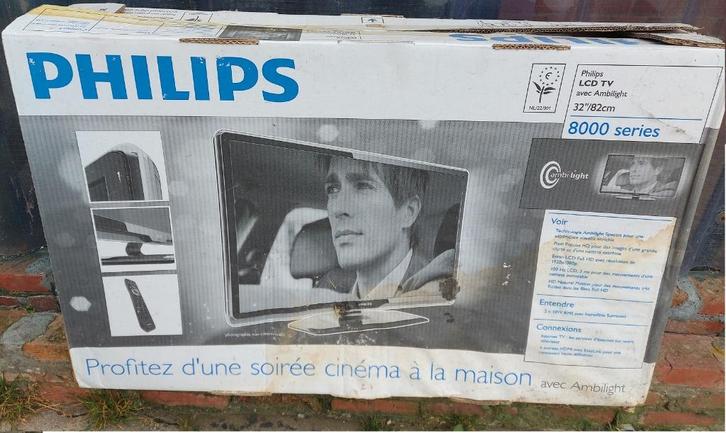Philips Tv 32 inch 82 cm Ambilicht + Afstandbediening, Audio, Tv en Foto, Televisies, Zo goed als nieuw, LCD, 80 tot 100 cm, Full HD (1080p)