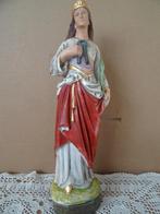 Beeld Heilige Apollonia 29cm steen Apollonia van Alexandrië, Ophalen of Verzenden, Zo goed als nieuw, Beeld(je), Christendom | Katholiek