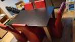 Tafel met 5 stoelen te koop wegens sterfgeval., Huis en Inrichting, Complete eetkamers, Ophalen, Gebruikt