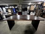 houten bureau + Bureau kast, Ophalen, Bureau
