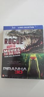 BR - 2 movie pack Rogue en Piranha 3D (verpakking), Cd's en Dvd's, Ophalen of Verzenden, Nieuw in verpakking, Horror, Boxset