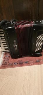 accordeon BELTUNA ZWART, Muziek en Instrumenten, Overige Muziek en Instrumenten, Ophalen, Zo goed als nieuw