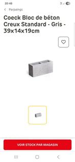 Blocs de béton ( palette ) a donner, Doe-het-zelf en Bouw, Metselstenen, Ophalen, Nieuw, Beton