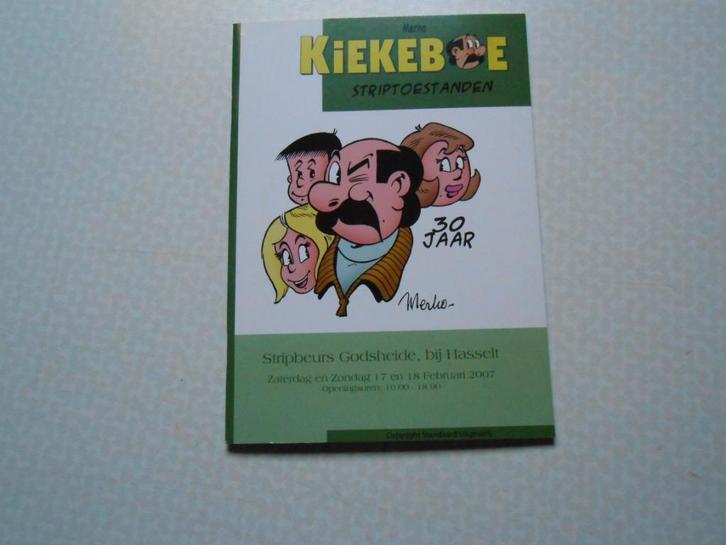 Striptoestanden kiekeboe 2007 1ste druk., Boeken, Stripverhalen, Nieuw, Eén stripboek, Ophalen of Verzenden