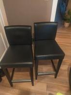 Deux chaises de bar ikea Bergmund noir ( 80 euros la paire), Ophalen, Gebruikt