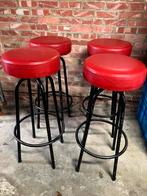 Barkruk 4 x, 4 krukken, Ophalen, Gebruikt, Met voetsteun