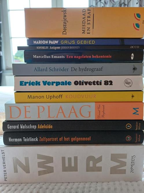 set 10 Nederlandstalige romans / boeken, Boeken, Woordenboeken, Gelezen, Nederlands, Ophalen of Verzenden