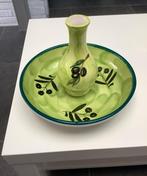 Mooie fruitschaal met bijpassend vaasje, Huis en Inrichting, Ophalen, Zo goed als nieuw