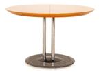 Leolux ronde eettafel - 130cm, Ophalen, Gebruikt, 100 tot 150 cm, Rond