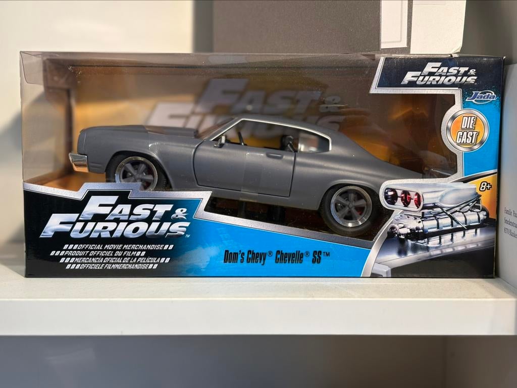 Fast & Furious Dom's Chevy Chevelle SS, Hobby & Loisirs créatifs, Voitures miniatures | 1:18, Neuf, Enlèvement ou Envoi