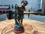 Zeer mooi ANTIEK beeld DENICHEUR van Aug Moreau, Antiek en Kunst, Ophalen of Verzenden