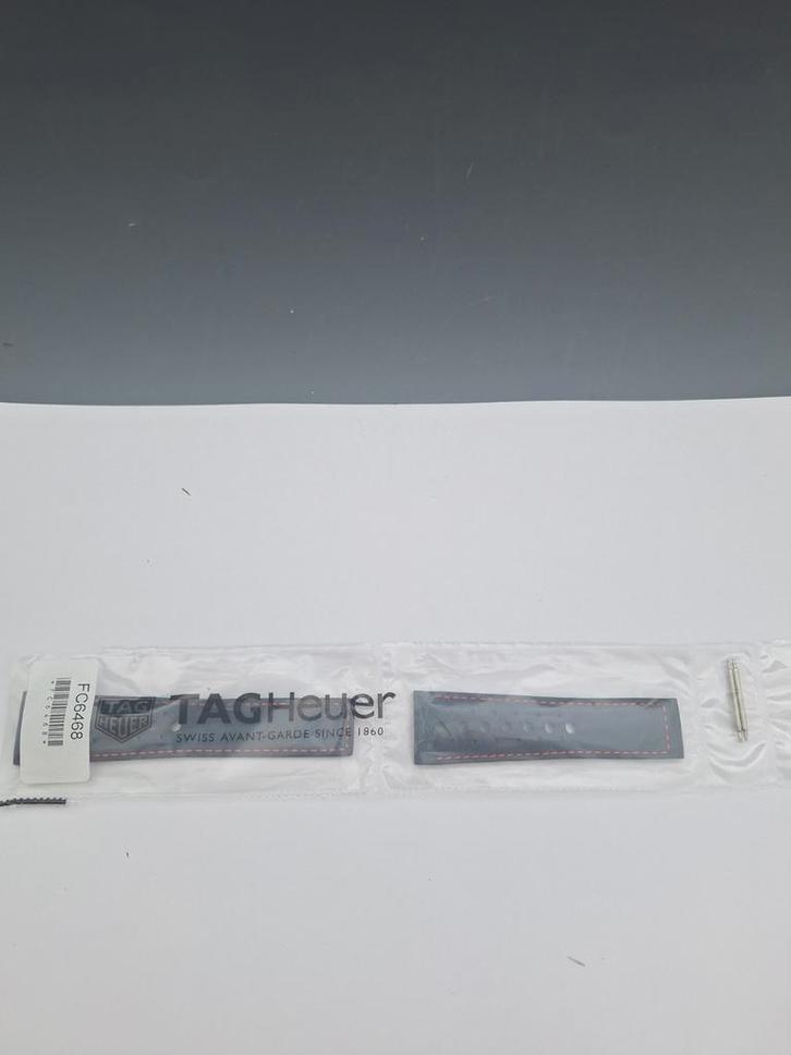 NOS Tag Heuer leren horlogeband FC 6468, Handtassen en Accessoires, Armbanden, Nieuw, Leer, Ophalen of Verzenden