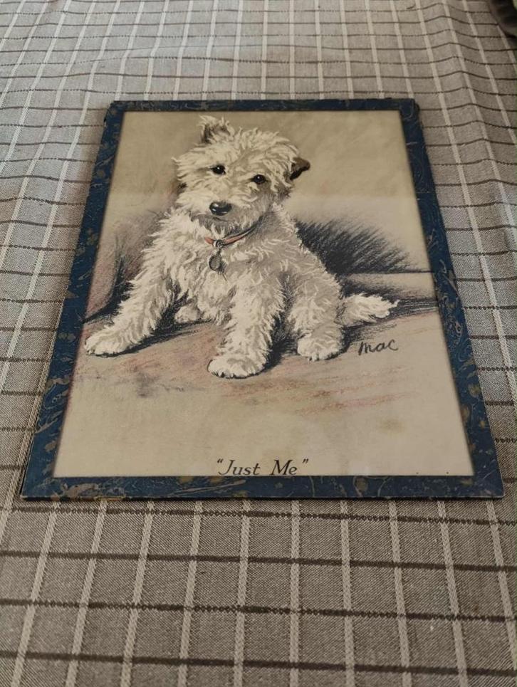 Lithograph hond, Antiek en Kunst, Kunst | Litho's en Zeefdrukken, Ophalen