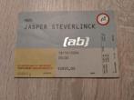 Jasper Steverlinck AB concertticket (Brussel) 2004, Ophalen, Gebruikt, Overige typen