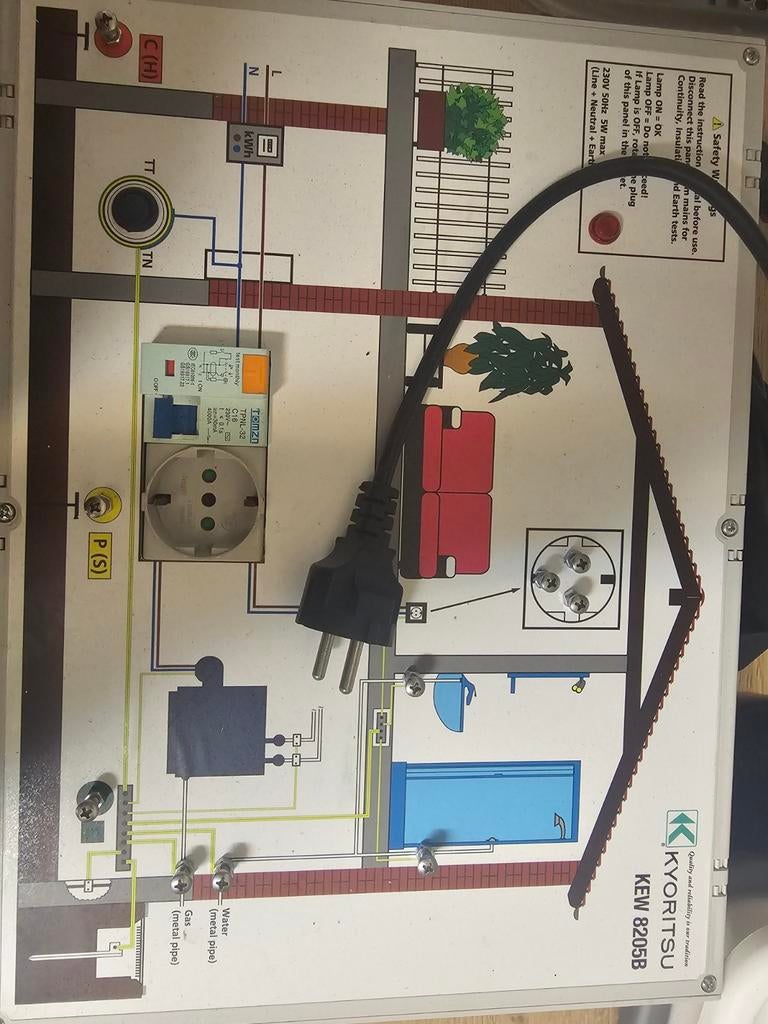 KM 8205B MULTIFUNCTION AND SAFETY TESTERS DEMO PANEI, Doe-het-zelf en Bouw, Ophalen of Verzenden