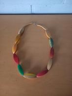 Collier en bois multicolore fantaisie, Comme neuf, Enlèvement ou Envoi