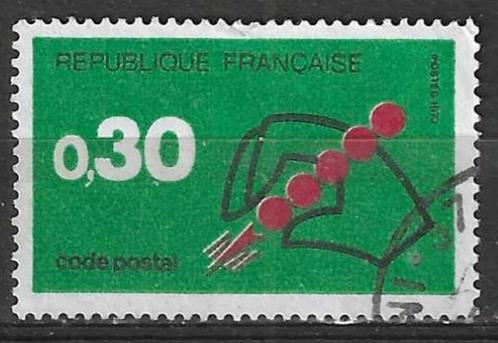 Frankrijk 1972 - Yvert 1719 - Gebruik van Postcodes (ST), Timbres & Monnaies, Timbres | Europe | France, Affranchi, Envoi