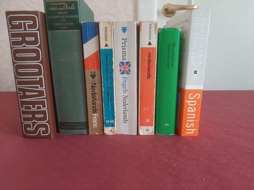 Lot woordenboeken NL / FR / ENG / SPA – Van Dale, Prisma, Boeken, Stock en Verzamelingen, Gelezen, Ophalen of Verzenden