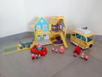 Peppa pig huis, auto en camper, Ophalen, Zo goed als nieuw