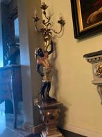 oude black more blackamoor staande lamp zgst, Ophalen, Zo goed als nieuw, Venetiaans, 150 tot 200 cm