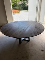 Ronde Tafel 1.80 doorsnede, Ophalen, 150 tot 200 cm, Zo goed als nieuw, Vijf personen of meer
