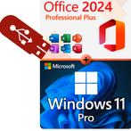 windows 11 + office 2024 pro installatie usb, Computers en Software, Ophalen of Verzenden, Nieuw, Windows