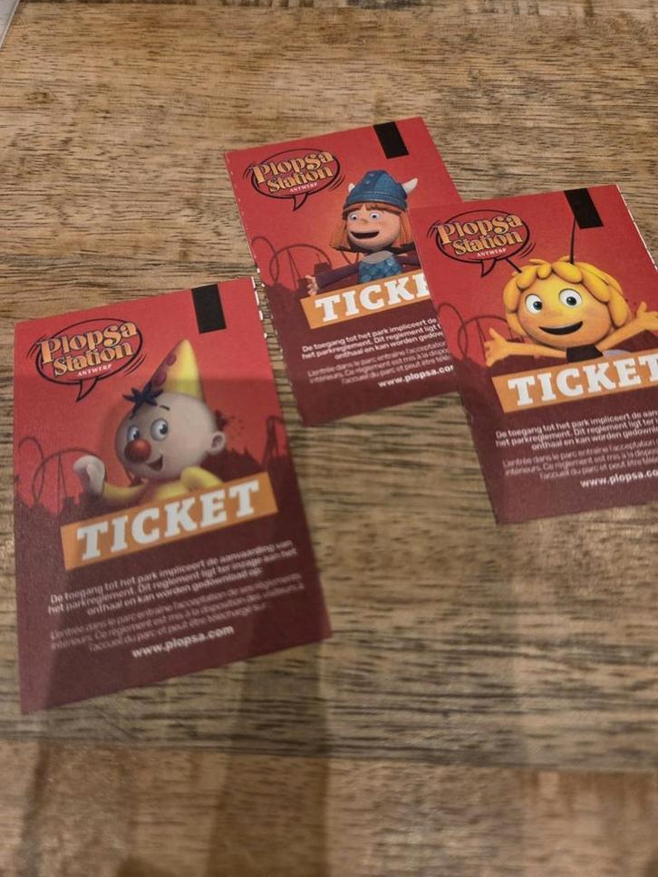 Tickets voor toegang plopsa station Antwerpen centraal, Tickets en Kaartjes, Overige Tickets en Kaartjes