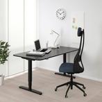 Ikea BEKANT bureau zittend 120x80 Zwart, Huis en Inrichting, Bureaus, Ophalen, Bureau