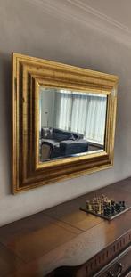 Gouden spiegel met geslepen spiegel, Huis en Inrichting, Woonaccessoires | Spiegels, Ophalen, Nieuw, 100 tot 125 cm, Minder dan 100 cm