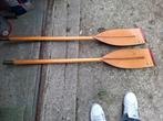 2 Autenthieke houten peddels Pouch, Watersport en Boten, Ophalen, Zo goed als nieuw