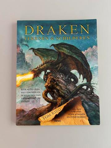 Boek draken tekenen & schilderen Tom Kidd beschikbaar voor biedingen