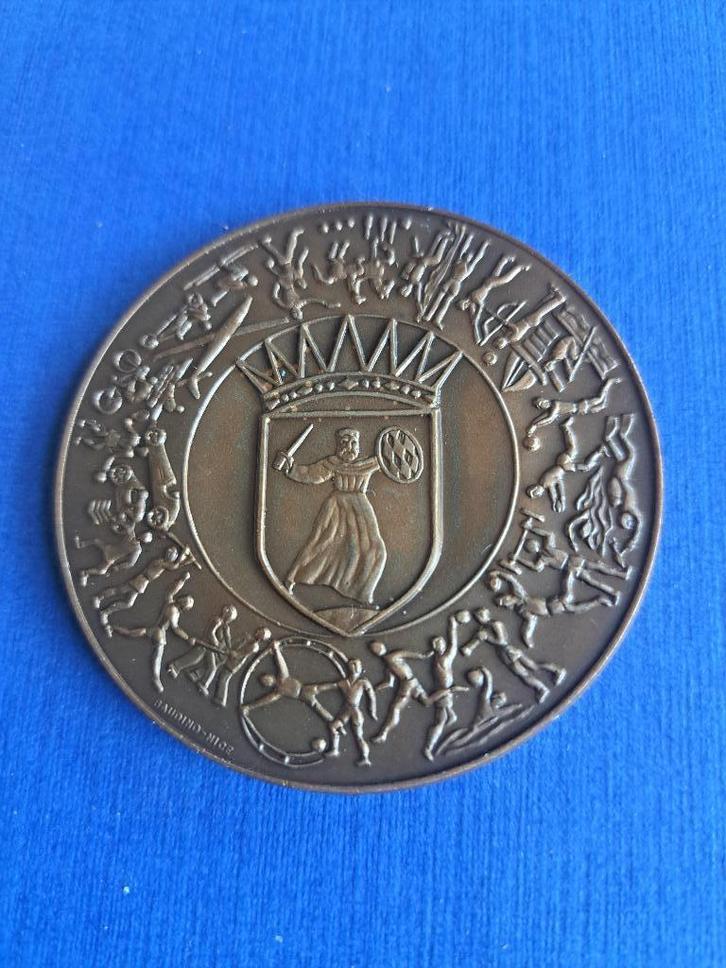 1997 Monaco médaille de bobsleigh, Pays-Bas, Timbres & Monnaies, Pièces & Médailles, Bronze, Envoi