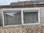 Alu raam met verluchting in grijze kleur., Aluminium, Ophalen of Verzenden, Zo goed als nieuw, 75 tot 150 cm