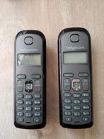 2 Téléphones fixes sans fil Belgacom twist 300, Ophalen of Verzenden, Gebruikt, 2 handsets