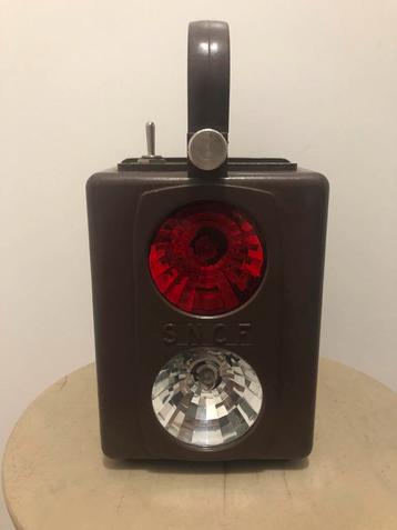 Lanterne SNCF • lampe vintage décoration beschikbaar voor biedingen