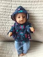 163. Babyborn: Nieuwe hoodie met jeansbroek, Baby Pop, Enlèvement ou Envoi, Neuf