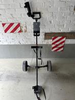 Golftrolley met parapluhouder, Sport en Fitness, Golf, Ophalen, Gebruikt, Golfkar, Overige merken