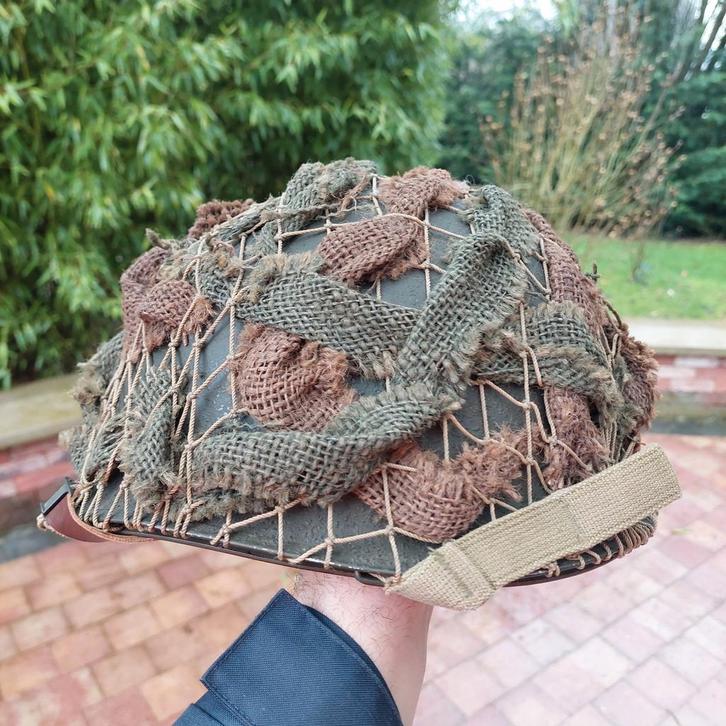 Casque us Allemand ww2 duitse wo2 helm helmet usm1 GI Garand, Verzamelen, Militaria | Tweede Wereldoorlog, Landmacht, Helm of Baret