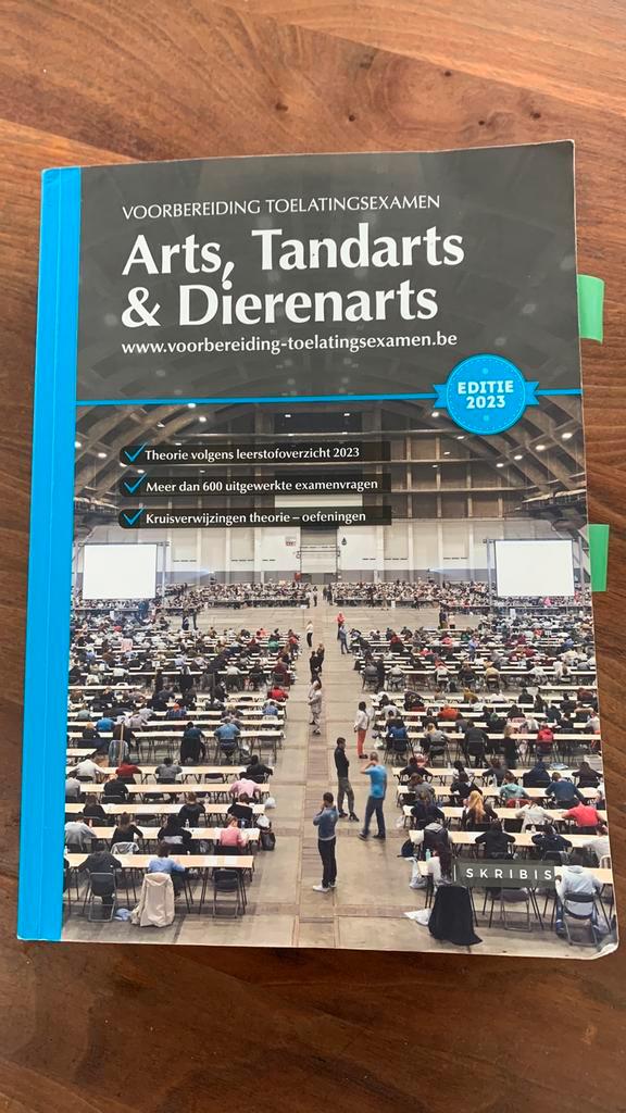 Cursus toelatingsexamen arts, tandarts, dierenarts, Boeken, Studieboeken en Cursussen, Zo goed als nieuw, Ophalen