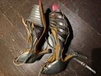 Ballroomdansschoenen met hakken, salsa, etc., schoenmaat 39, Ophalen of Verzenden, Zo goed als nieuw, Schoenen
