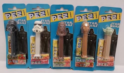 5 PEZ dispensers van Star Wars uit 1997, Verzamelen, Star Wars, Nieuw, Ophalen of Verzenden