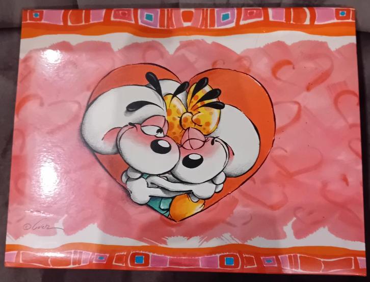 Diddl 70 vierkante blaadjes nummer 41 in schrijfwarenbox, Verzamelen, Diddl, Nieuw, Papier, Kaart of Schrift, Diddl, Ophalen of Verzenden