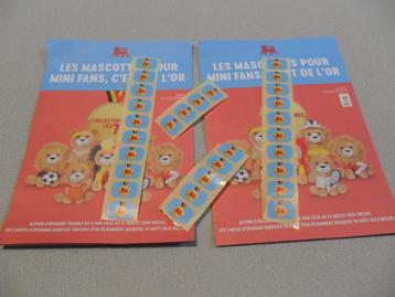 29 timbres épargnes pour mascottes P'tits Lions.