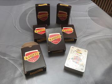 Cartes à jouer Kasteelbier rouge, 6 pour 15€, Enlèvement ou Envoi, Neuf, Autres types