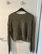 Khaki Gebreide Trui Pull&Bear, Kleding | Dames, Truien en Vesten, Maat 42/44 (L), Ophalen of Verzenden, Zo goed als nieuw, Pull & Bear