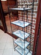Smeedijzeren rek met mozaiek tegels, Maison & Meubles, Armoires | Étagères, Enlèvement, Comme neuf