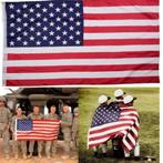 USA, grote Amerikaanse vlag, met bevestigingsringen, Verzamelen, Nieuw, Ophalen of Verzenden